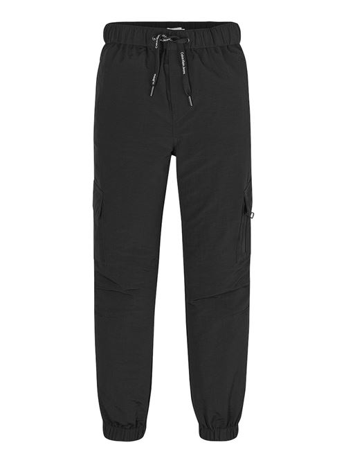 SOFT TECH CARGO PANTS CALVIN KLEIN JEANS | IB0IB01185/BEH